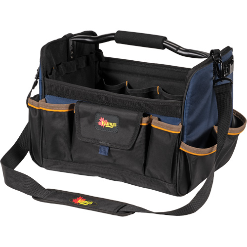 Sacs &agrave; outils souple &agrave; dessus ouvert de 14", Polyester, 21 pochettes, Beige Helyx Safety & Industrial Supplies