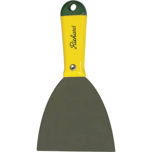 Signature Series Stiff Taping Knife, High-Carbon Steel Blade, 4" Wide, Polypropylene Handle Helyx Safety & Industrial Supplies