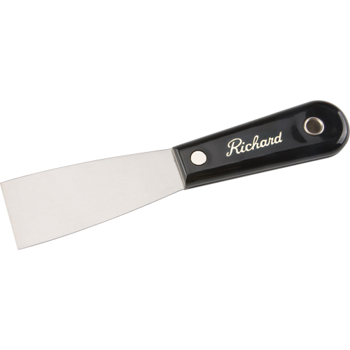 Putty Knife Stiff, Steel Blade, 1-1/2" Wide, Polypropylene Handle Helyx Safety & Industrial Supplies