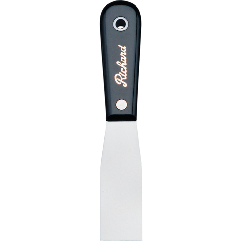Putty Knife Stiff, Steel Blade, 1-1/4" Wide, Polypropylene Handle Helyx Safety & Industrial Supplies