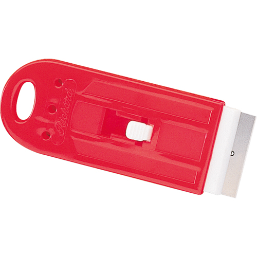 Retractable Razor Scrapers, High-Carbon Steel Blade, 1-1/2" Wide, Plastic Handle Helyx Safety & Industrial Supplies