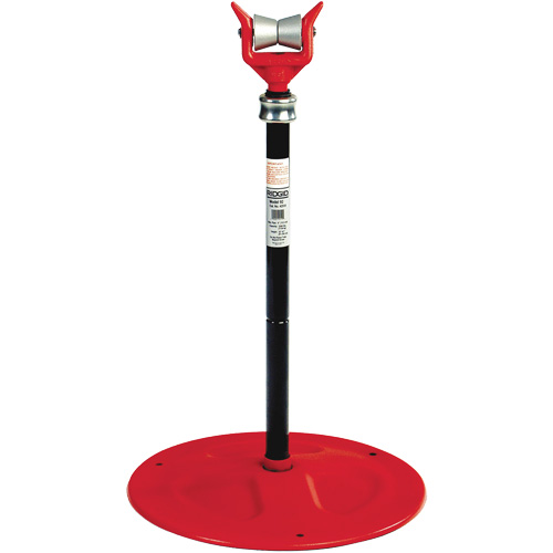 Adjustable Pipe Support #92, 81-104 cm Height Adjustment, 150 mm Max. Pipe Capacity, 2500 lbs. Max. Weight Capacity Helyx Safety & Industrial Supplies