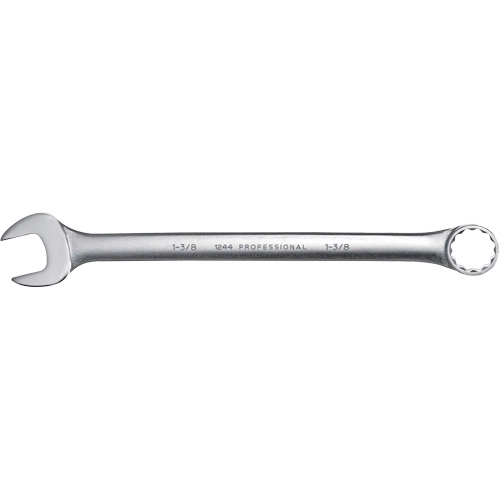 Combination Wrench, 12 Point, 1-3/8", Satin Finish Helyx Safety & Industrial Supplies