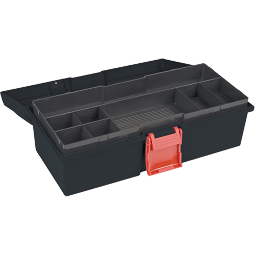 Heavy-Duty Tool Box, 15" W x 7" D x 5-1/2" H, Black Helyx Safety & Industrial Supplies