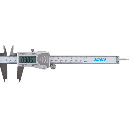 Electronic Digital Calipers, 0.001" (0.03 mm) Resolution, 0 - 6" (0 - 152 mm) Range Helyx Safety & Industrial Supplies