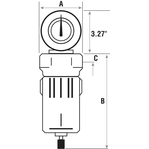 Compressed Air Filters, Modular, 3/4" NPT, Automatic Drain Helyx Safety & Industrial Supplies