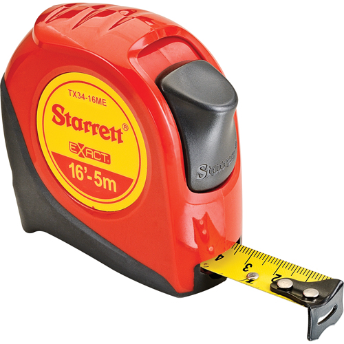 Fibreglass Measuring Tape , 19 mm x 16', 1/16"/Millimetres Graduations Helyx Safety & Industrial Supplies