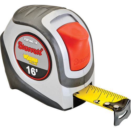 Exact Plus Pocket Tape, 1" x 16', 1/16" Graduations Helyx Safety & Industrial Supplies