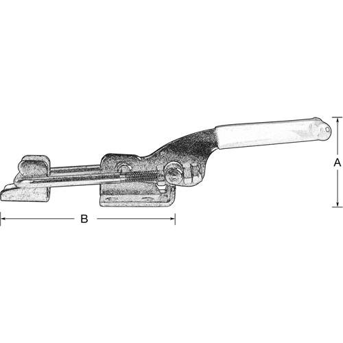 Latch Clamps, 360 lbs. Clamping Force Helyx Safety & Industrial Supplies