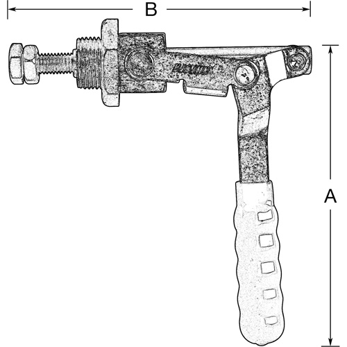 Straight Line Hold Down Clamps, 300 lbs. Clamping Force Helyx Safety & Industrial Supplies
