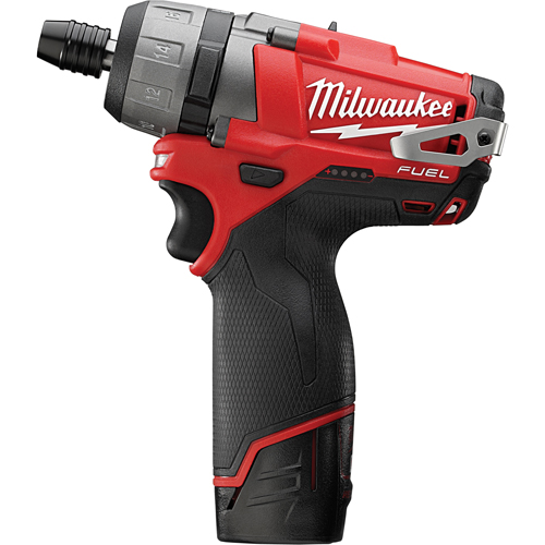 M12 Fuel Hex 2-Speed Screwdriver Kit, 1/4", 12 V, 325 in-lbs Max. Torque, Lithium-Ion Battery Helyx Safety & Industrial Supplies