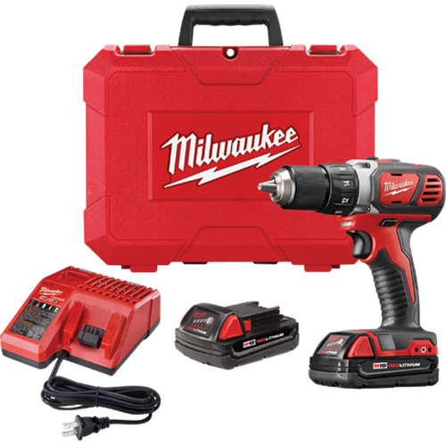 Ensemble perceuses/visseuses compactes M18, Lithium-ion, 18 V, Mandrin 1/2", Couple 500 lb-po Helyx Safety & Industrial Supplies