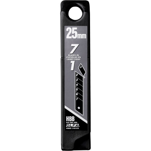 Ultra-Sharp Black Replacement Blades, Snap-Off Style Helyx Safety & Industrial Supplies