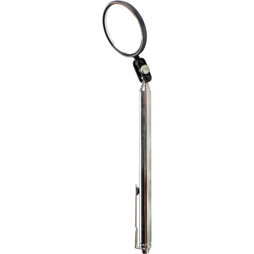 Inspection Mirror, Circular, 1-1/2" L x 1-1/2" W, Telescopic Helyx Safety & Industrial Supplies