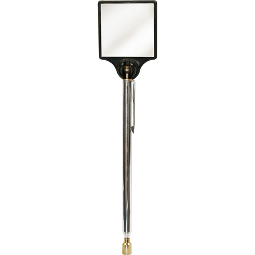 Inspection Magnetic Mirror, Square, 2" L x 2" W, Telescopic Helyx Safety & Industrial Supplies