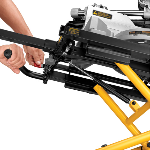 Support roulant robuste de scie &agrave; onglets Helyx Safety & Industrial Supplies