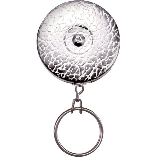 Porte-cl&eacute;s &agrave; d&eacute;vidoir The Original, Chrome, C&acirc;ble 24", Fixation Agrafe de ceinture Helyx Safety & Industrial Supplies