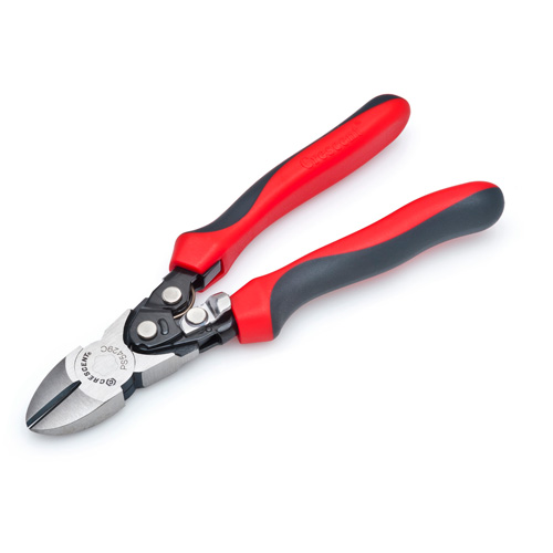 Pro Series Dual Material Diagonal Compound Action Cutting Pliers, 8" L Helyx Safety & Industrial Supplies