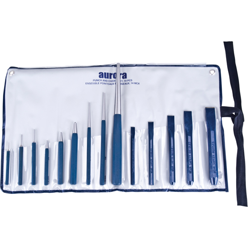 Punch and Chisel Set, 14 Pieces Helyx Safety & Industrial Supplies