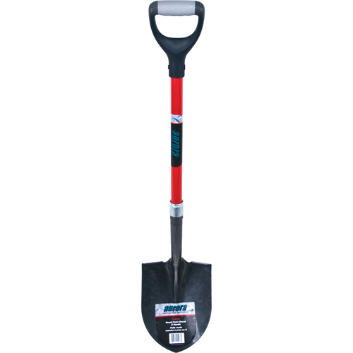 Pelle ronde robuste, Lame Acier au carbone, Fibre de verre, Manche Prise en D Helyx Safety & Industrial Supplies