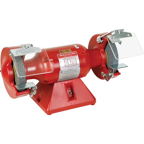 Meuleuse d'&eacute;tabli industrielle, Dia de roue 7", 0,5 CV, 3600 tr/min Helyx Safety & Industrial Supplies