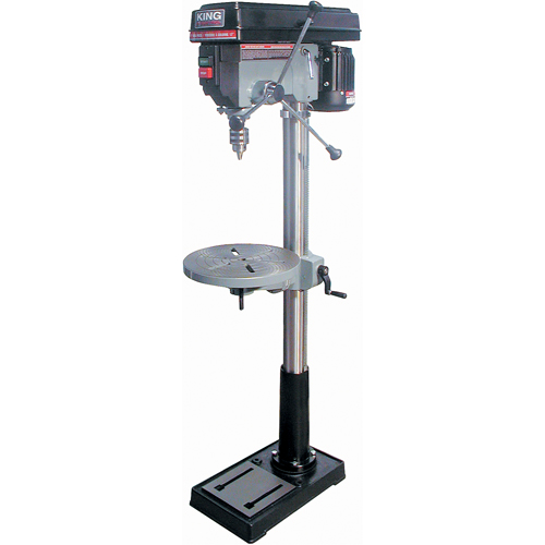 Perceuses &agrave; colonne de plancher, 17", Mandrin 5/8", 3400 tr/min Helyx Safety & Industrial Supplies