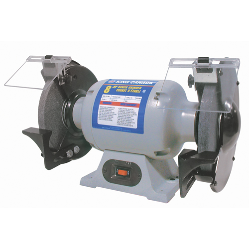 Bench Grinders, 8" Wheel Diameter, 1-1/2 HP, 3450 RPM Helyx Safety & Industrial Supplies