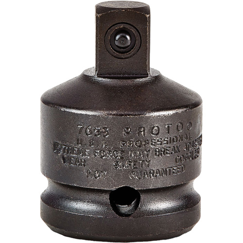 Adapter Socket, Impact, 3/4" Drive, 1/2" Socket, 2.0625" L Helyx Safety & Industrial Supplies