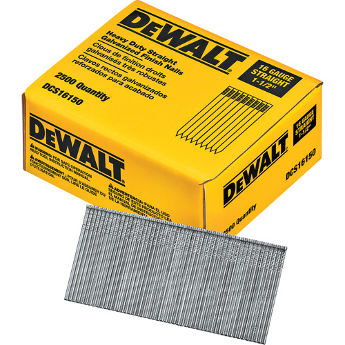 16 Gauge Straight Finish Nails Helyx Safety & Industrial Supplies