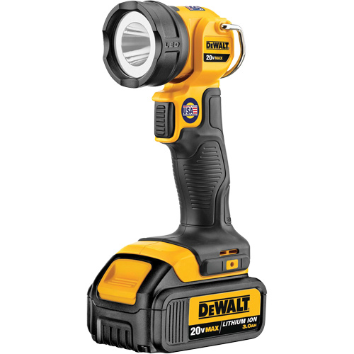 Max Work Light, LED, 110 Lumens, 11 Hrs. Run Time, Rechargeable Battery, Plastic Helyx Safety & Industrial Supplies