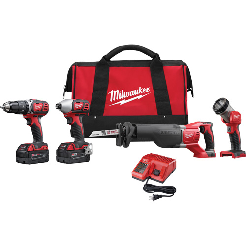 Trousse d'outil combin&eacute; sans fil M18, Lithium-ion, 18 V Helyx Safety & Industrial Supplies