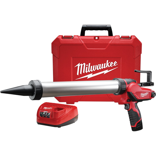 M12 Cordless Sausage Style Caulk & Adhesive Gun Kit Helyx Safety & Industrial Supplies