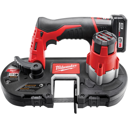 M12 Cordless Sub-Compact Band Saw Kit, 12 V, 1-5/8" Capacity Helyx Safety & Industrial Supplies