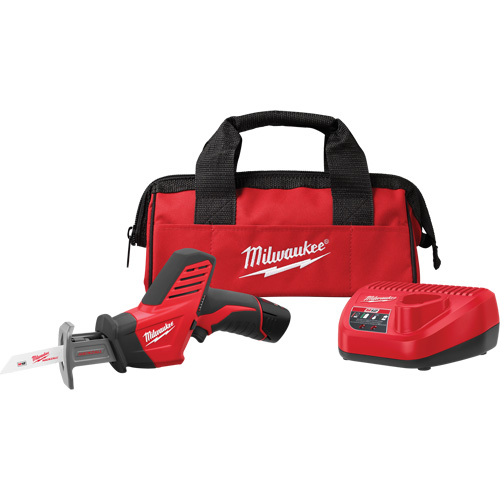 M12 Hackzall&reg; Reciprocating Saw Kit, 12 V, Lithium-Ion Battery, 0 - 3000 SPM Helyx Safety & Industrial Supplies