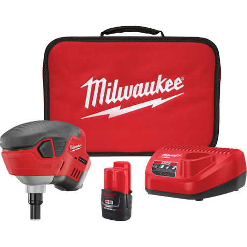 M12 Cordless Palm Nailer Kit, 12 V, Lithium-Ion Helyx Safety & Industrial Supplies