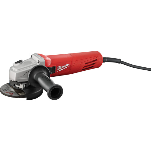 Petite meuleuse dangle avec interrupteur &agrave; glissi&egrave;re avec verrou, 4-1/2", 120 V, 11 A, 11000 Tr/min Helyx Safety & Industrial Supplies