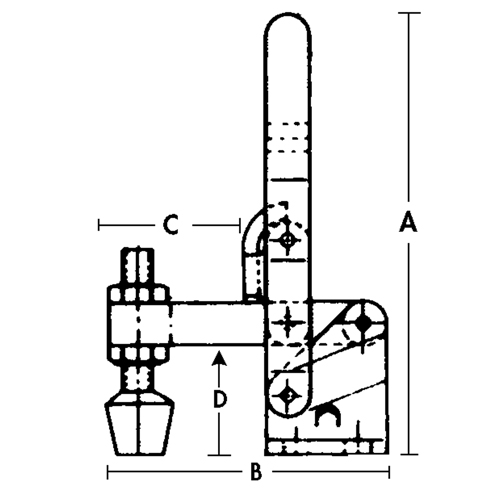 Brides de fixation verticale - S&eacute;rie 201 Helyx Safety & Industrial Supplies