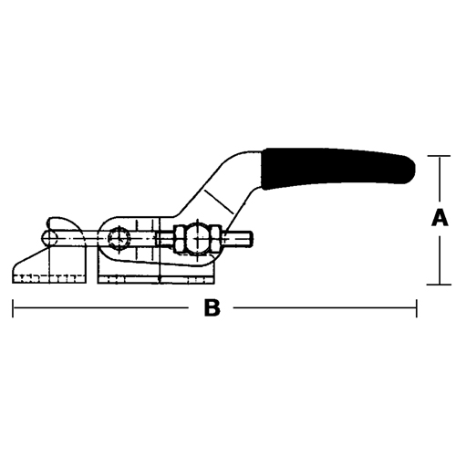 Latch Clamps - 300 Series, 360 lbs. Clamping Force Helyx Safety & Industrial Supplies
