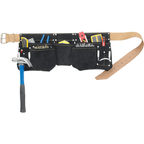 Ceintures &agrave; outils pour apprenti menuisier, Cuir, Noir Helyx Safety & Industrial Supplies