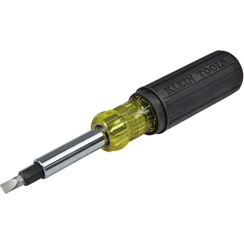 Heavy-Duty Multi-Bit Screwdriver/Nut Driver, 7-9/10" L, Cushion Grip Handle Helyx Safety & Industrial Supplies
