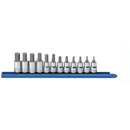 Jeu de douilles m&eacute;triques, Hexagonale, Prise 3/8", 12 mrcx Helyx Safety & Industrial Supplies