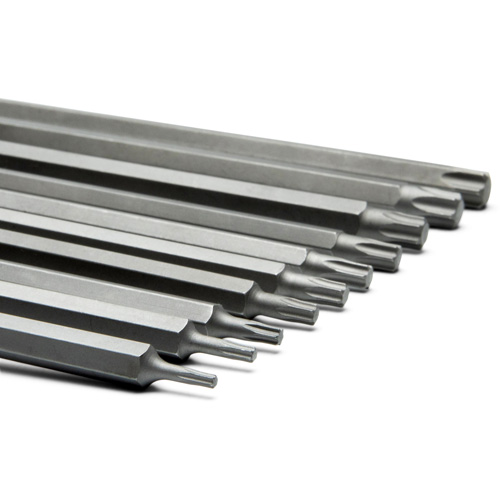 Jeu de douilles longues, Torx, Prise 1/4"/3/8", 10 mrcx Helyx Safety & Industrial Supplies
