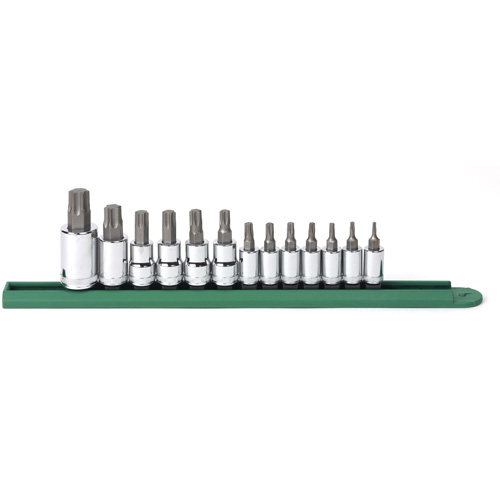 Jeu de douilles &agrave; embouts, Torx, Prise 1/2"/1/4"/3/8", 13 mrcx Helyx Safety & Industrial Supplies