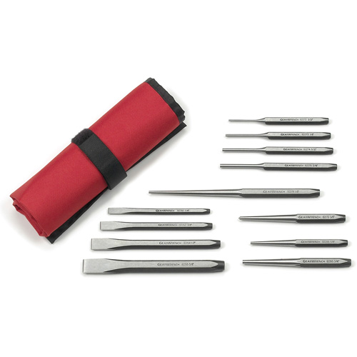 Jeu de poinçons et ciseaux, 12 morceaux Helyx Safety & Industrial Supplies