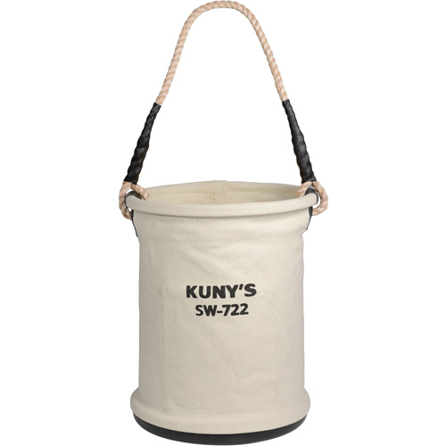 Heavy-Duty Buckets, 11" L x 11" W x 16" H, Canvas, Beige Helyx Safety & Industrial Supplies