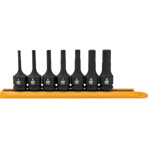 Hex Bit Impact Metric Socket Set, 7 Pieces Helyx Safety & Industrial Supplies