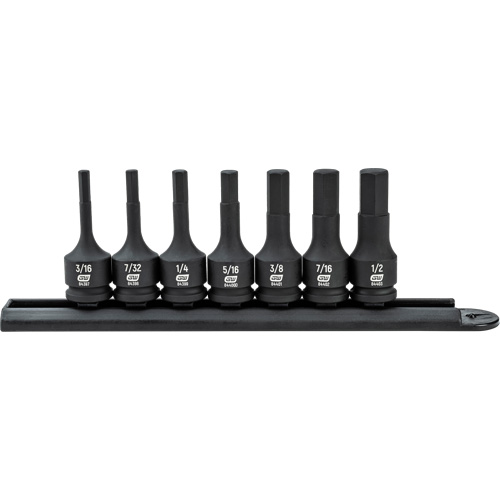 Hex Bit Impact SAE Socket Set, 7 Pieces Helyx Safety & Industrial Supplies