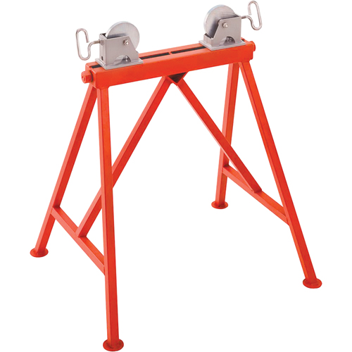 Adjustable Stand with Steel Roller #AR99, 36" Max. Pipe Capacity, 2500 lbs. Max. Weight Capacity Helyx Safety & Industrial Supplies