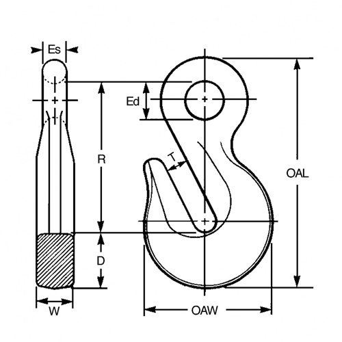 Cam-Alloy&reg; Eye Grab Hook Helyx Safety & Industrial Supplies