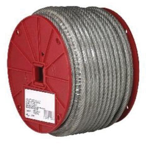 C&acirc;ble m&eacute;tallique, 250' (76,2 m) x 3/32", 184 lb (0,092 tonne), Rev&ecirc;tement de vinyle Helyx Safety & Industrial Supplies